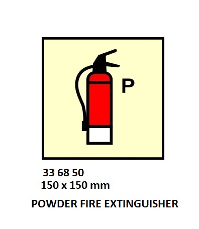 FIRE CONT SYMBOL, 150 x 150 MM, FOAM FIRE EXT' | Korea (2019-5)