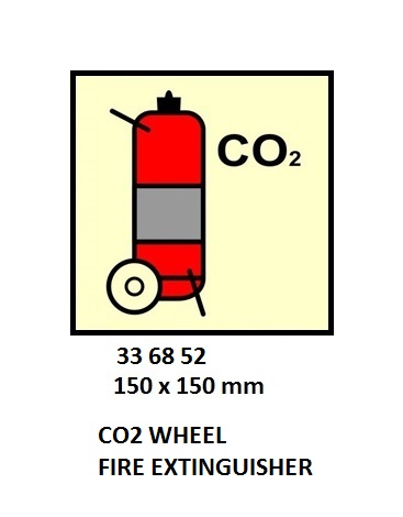 FIRE CONT SYMBOL, 150 x 150 MM, WATER FIRE EXT' | Korea (2019-5)
