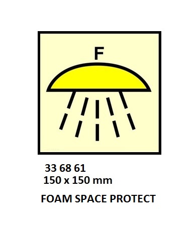 FIRE CONT SYMBOL, 150 x 150 MM, H | Korea (2019-5)