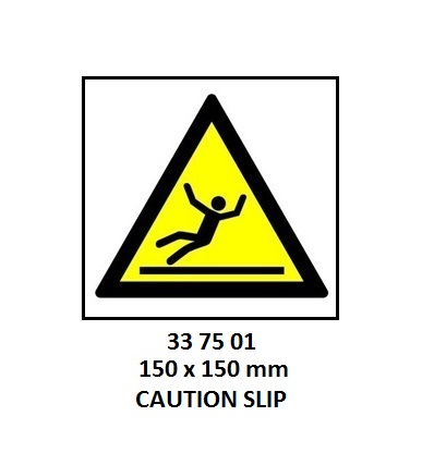 HAZARD SIGN, 150x150 MM, CAUTION | Korea (2019-5)