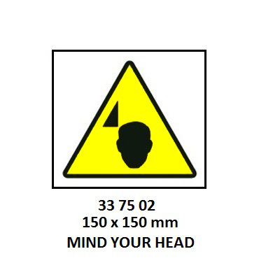 HAZARD SIGN, 150x150 MM, CAUTION SLIP | Korea (2019-5)