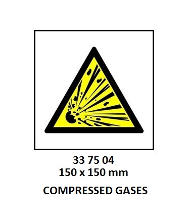 HAZARD SIGN, 150x150 MM, CAUTION CARRY CAR | Korea (2019-5)