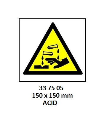 HAZARD SIGN, 150x150 MM, COMPRESSED GASES | Korea (2019-5)