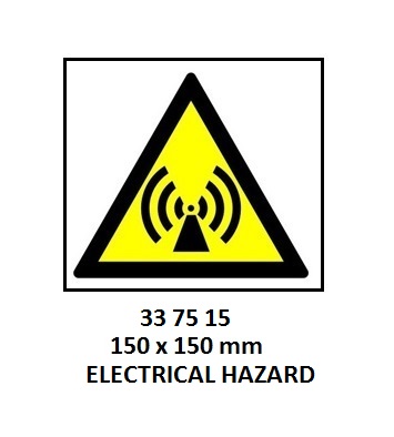 HAZARD SIGN, 150x150 MM, NON-IONIZING RADIATION | Korea (2016-7)