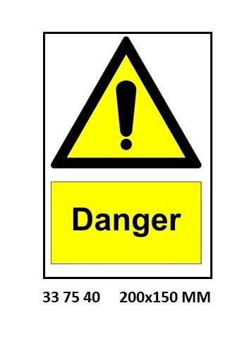 HAZARD SIGN, 150x150 MM, ELECTRICAL HAZARD | Korea (2019-5)