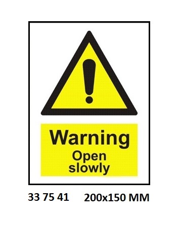 HAZARD SIGN, 200x150 MM, DANGER | Korea (2019-5)
