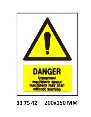MISCELLANEOUS SIGN, 200x150 MM, WARNING OPEN SLOWLY... | Korea (2019-5)