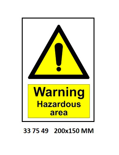 HAZARD SIGN, 200x150 MM, DANGER OVERHEAD WORKING | Korea (2019-5)