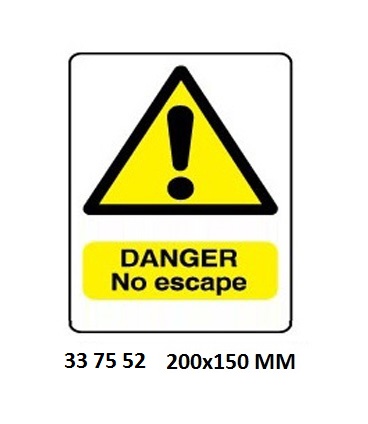 HAZARD SIGN, 200x150 MM, DANGER DUST HAZARD | Korea (2019-5)