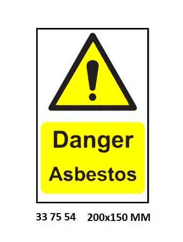 HAZARD SIGN, 200x150 MM, DANGER NO ESCAPE | Korea (2019-5)
