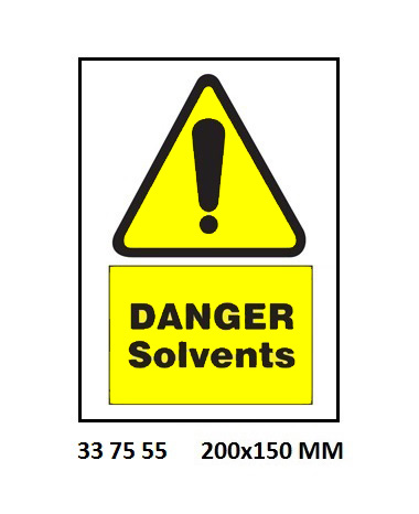 HAZARD SIGN, 200x150 MM, DANGER ASBESTOS | Korea (2019-5)