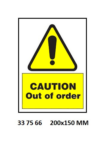 HAZARD SIGN, 200x150 MM, EXHAUST FUMES | Korea (2019-5)