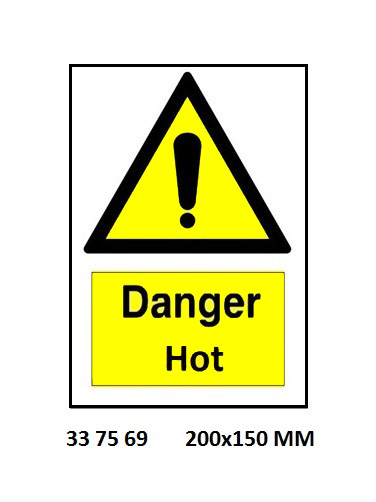 HAZARD SIGN, 200x150 MM, DANGER | Korea (2019-5)