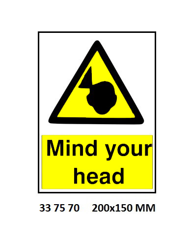 GALLEY SIGN, 100x300 MM, DANGER HOT | Korea (2019-5)