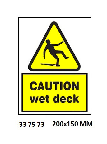 HAZARD SIGN, 150x200 MM, CAUTION SLIP HAZARD | Korea (2019-5)