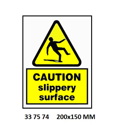 HAZARD SIGN, 150x200 MM, CAUTION WET DECK | Korea (2019-5)