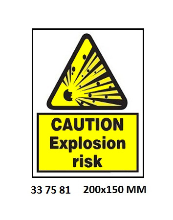 HAZARD SIGN, 200x150 MM, DANGER PETROLEUM VAPOUR | Korea (2019-5)