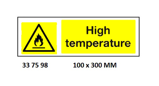 HAZARD SIGN, 200x150 MM, DANGER CAUSTIC | Korea (2019-5)
