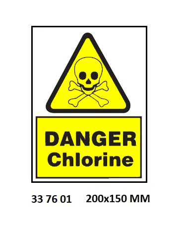 HAZARD SIGN, 200x150 MM, DANGER TOXIC | Korea (2019-5)