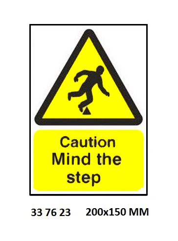 HAZARD SIGN, 200x150 MM, CAUTION TRIP HAZARD | Korea (2019-5)