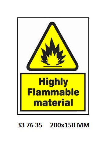 HAZARD SIGN, 200x150 MM, DANGER LPG FLAMMABLE | Korea (2019-5)