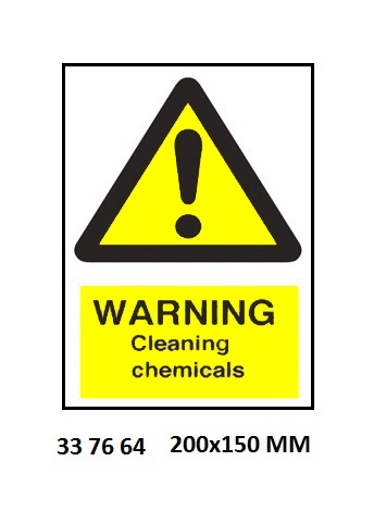 HAZARD SIGN, 200x150 MM, CAUTION RADIATION RISK | Korea (2019-5)