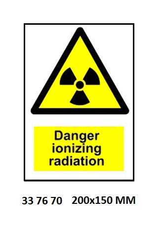 HAZARD SIGN, 200x150 MM, DANGER OF DEATH | Korea (2019-5)