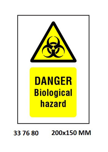 HAZARD SIGN, 200x150 MM, NON-IONIZING RADIATION | Korea (2019-5)