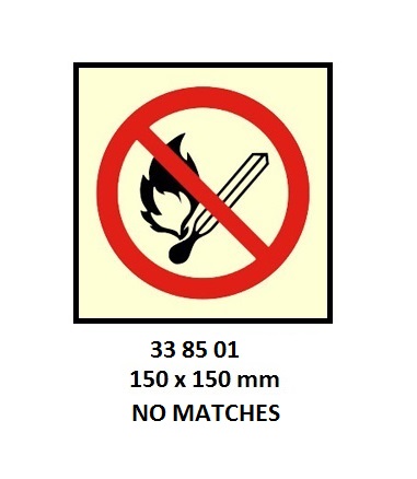 PROHIBITION SIGN, 150x150 MM, NO SMOKING | Korea (2019-5)