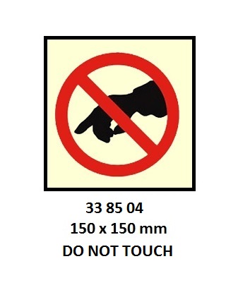PROHIBITION SIGN, 150x150 MM, AUTHORISED PERSONNEL ONLY | Korea (2019-5)