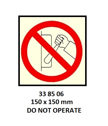 PROHIBITION SIGN, 150x150 MM, DO NOT DRINK | Korea (2019-5)
