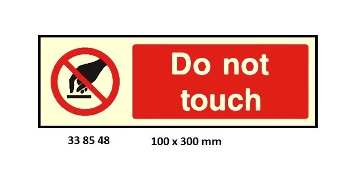 MISCELLANEOUS SIGN, 200x300 MM, DO NOT ENTER THE PUMPROOM WITHOUT PERMISSION FROM THE CHIEF OFFICERS.... | Korea (2019-5)