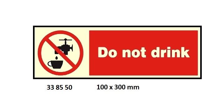 PROHIBITION SIGN, 100x300 MM, NO ADMITTANCE | Korea (2019-5)