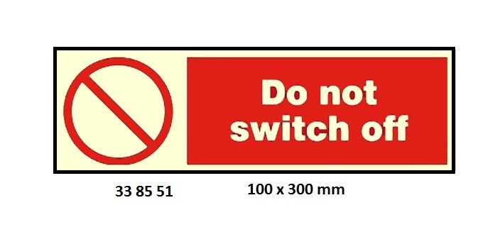 GALLEY SIGN, 100x300 MM, DO NOT DRINK | Korea (2019-5)