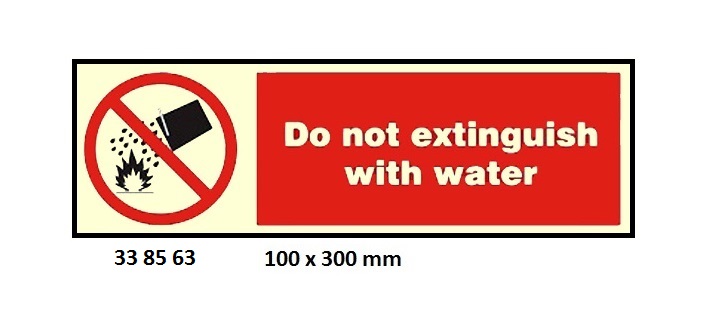 PROHIBITION SIGN, 100x300 MM, DO NOT CLOSE | Korea (2019-5)
