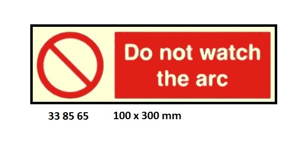 PROHIBITION SIGN, 100x300 MM, DO NOT TOUCH MEN WORKING | Korea (2019-5)