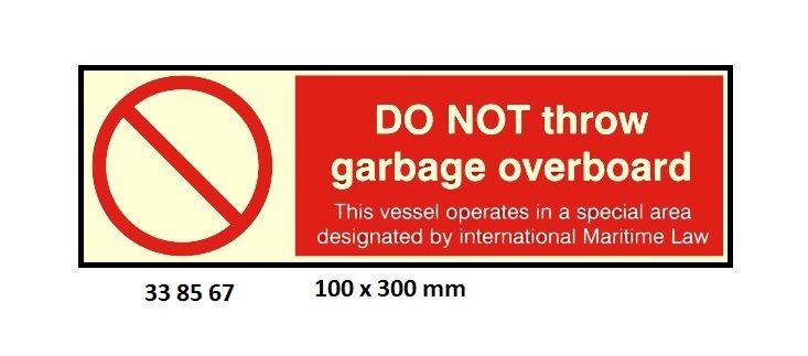 PROHIBITION SIGN, 100x300 MM, NO SMOKING, DRINKING OR EATING WITHIN THIS AREA. | Korea (2019-5)