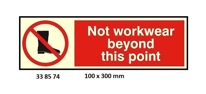 PROHIBITION SIGN, 100x300 MM, SWITH OFF MOBILE PHONES, PAGERS, CAMERAS ETC. | Korea (2019-5)