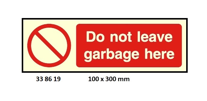 GALLEY SIGN, 100x300 MM, MICROWAVE OVEN | Korea (2019-5)