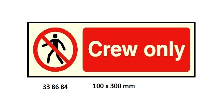 ISPS CODE SIGN & SECURITY SIGN, 100 x 300 MM, RESTRICTED AREA AUTHORISED PERSONS ONLY?? | Korea (2019-5)