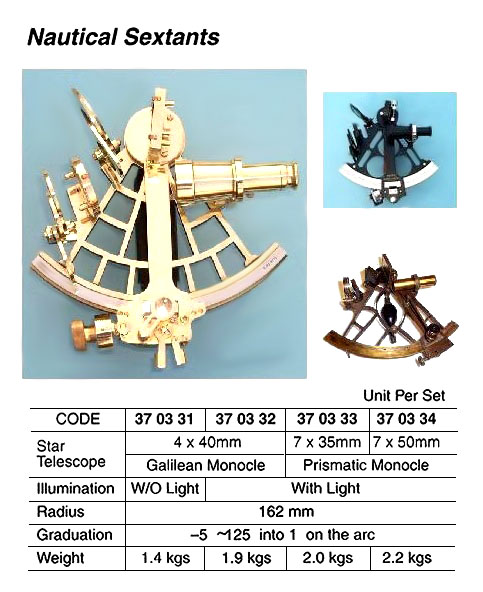 SEXTANT WITH LIGHT, 4x40 MM | 7x35, MS-633 (2012-12)