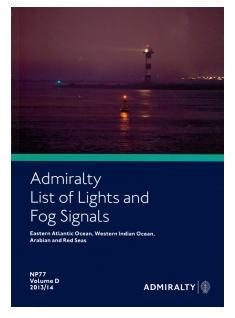 ADMIRALITY LIST OF LIGHT & FOG SIGNAL, VOL.L NP-84