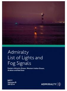 DMA LIST OF LIGHT & FOG SIGNAL, DMA# LLPUB 111