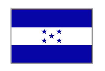 MERCHANT FLAG 4'x 6' BUNTING HAITI | 110x165 cm, Korea (2019-5)