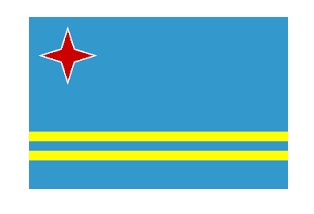 NATIONAL FLAG, SIZE:2'x 3', ARUBA
