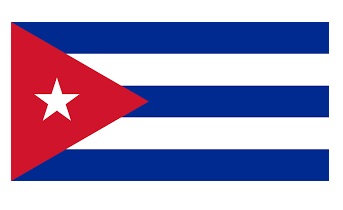 NATIONAL FLAG, SIZE:2'x 3', CUBA