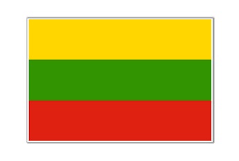 NATIONAL FLAG, SIZE:2'x 3', LITHUANIA