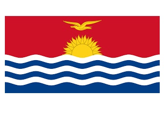 NATIONAL FLAG, SIZE:3'x 4', KIRIBATI | 90x135 cm, Korea (2019-5)