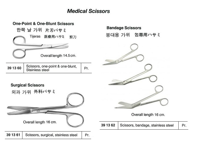 SCISSORS ONE-POINT & ONE-BLUNTST.STEEL | (2019-2)
