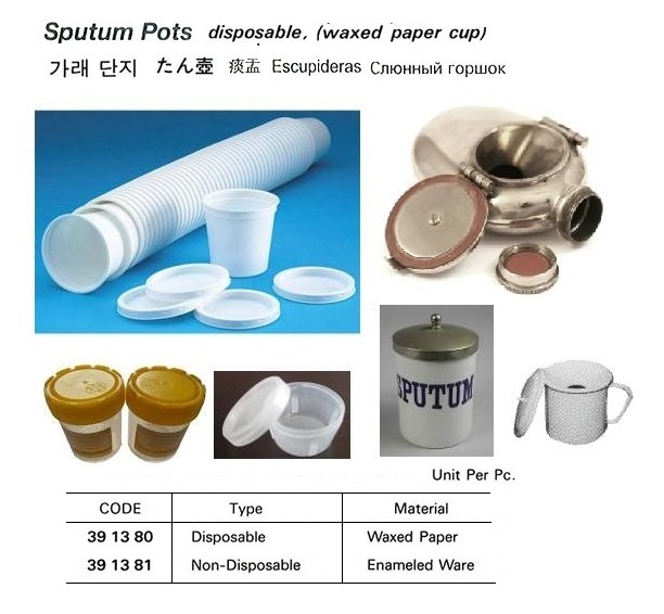 SPUTUM POT DISPOSABLE